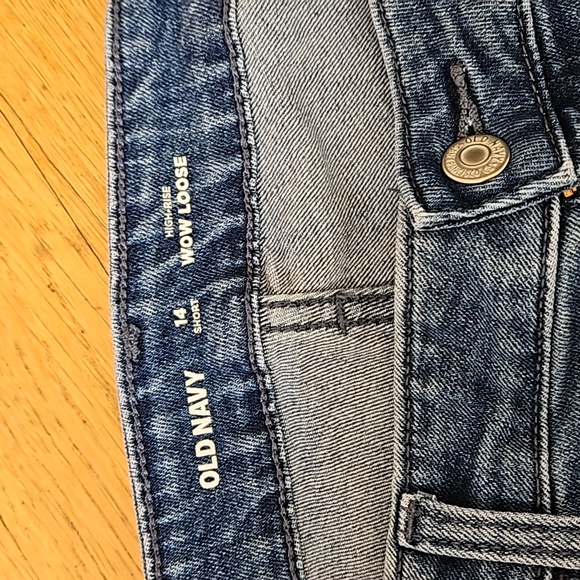 Old Navy high-rise Wow Loose jeans 14 Short - Picture 3 of 6
